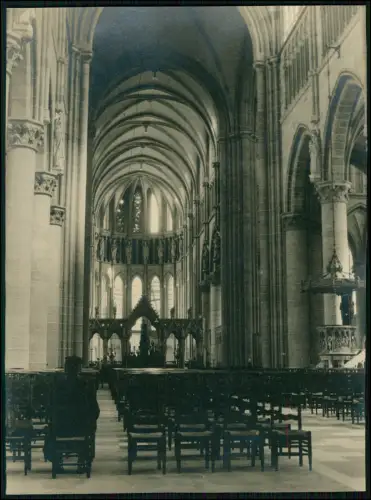 Foto 23x17cm - Innere der Kathedrale Notre-Dame d'Amiens in Amiens, Frankreich