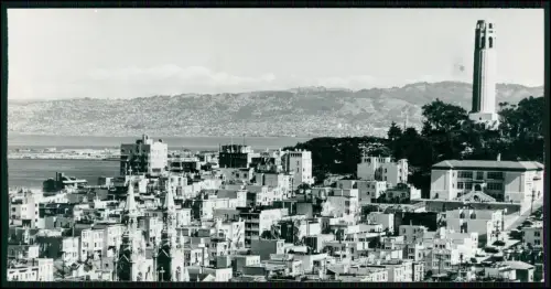 Foto 20x10cm - San Francisco Kalifornien - Panoramablick Stadt Bucht Coit Tower
