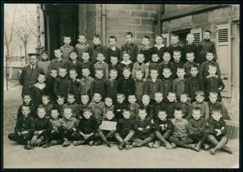 5x Foto 17x12cm - Gelsenkirchen Gruppe Kinder Jungs Mädchen ab 2. Klasse 1919/20