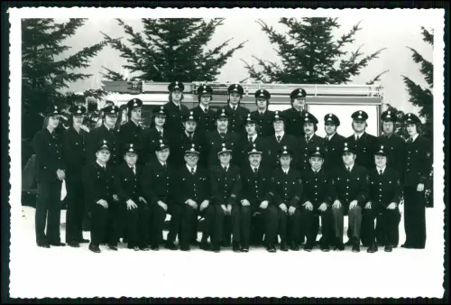 Foto 17x12cm - Oberreifenberg Schmitten im Taunus Hessen - Feuerwehr Gruppe