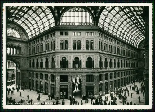 Foto 15x11cm Galleria Umberto Neapel Italien Einkaufspassage Altstadt 1941