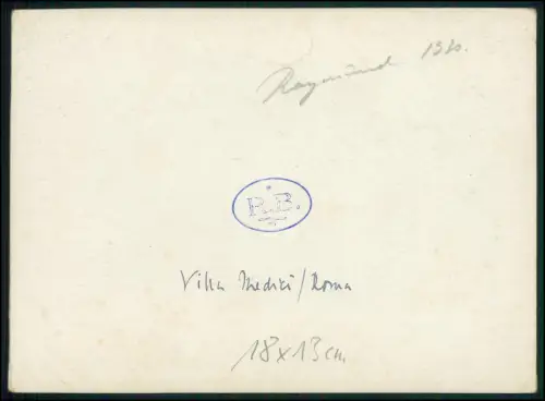 6x alte Foto 18x13cm - Villa Falconieri in Frascati Italien - und andere Rom