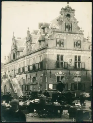 4x Foto 24x18cm - Holland Nijmegen -  de Waag en Kerkboog 1925