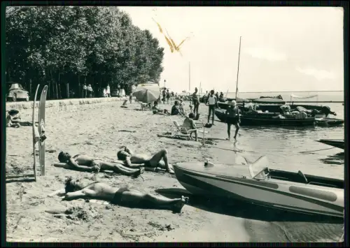 Foto AK - Punta Sabbioni Halbinsel italien Region Venetien - Strand mit Boote