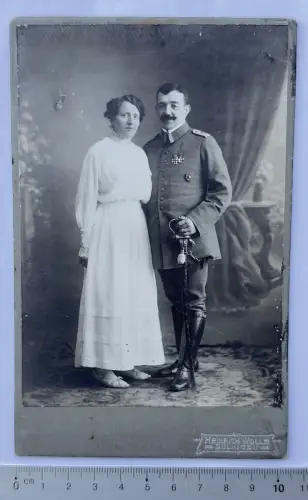 CAB - Foto Soldat Säbel Orden Braut - Fotografie Heinrich Wolle - Sulingen