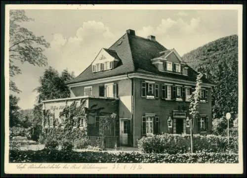 AK - Café Reinhardshöhe - bei Bad Wildungen - Besitzer H. Noll - 1936 gelaufen