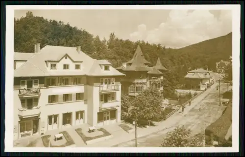 Foto AK - Sovata in Rumänien - Hauptstraßen-Ansicht - Szováta-gyógyfürdő Főúti