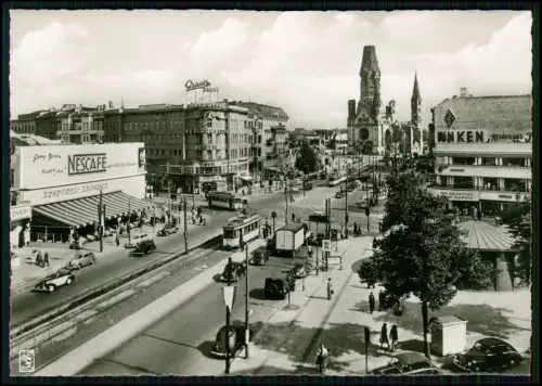 5x Foto AK - Berlin Charlottenburg, Kurfürstendamm, bei Nacht Werbung und andere