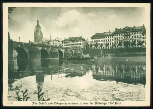 6x alte AK - Frankfurt am Main - verschiedene Ansichten - aus der Serie G / 1395