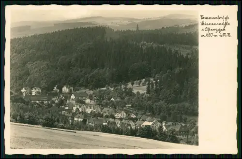 Foto AK - Blick auf Bienenmühle im Osterzgebirge - 1938 von Rechenberg gelaufen