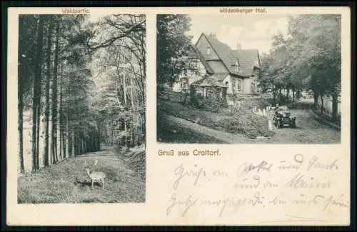 AK - Crottorf Rhld - Gasthof Pension Wildenburger Hof - Brüchermühle 1916 gel.