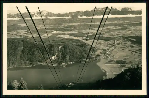 Kanzelbahn die von Annenheim am Ossiacher See auf die Kanzelhöhe führt 1939 gel.