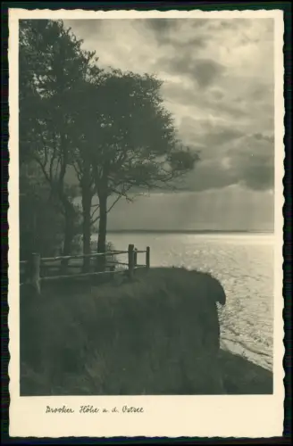 AK - Brooker Höhe Steilküste Mecklenburg Ostsee bei Brook Kalkhorst - 1938 gel.