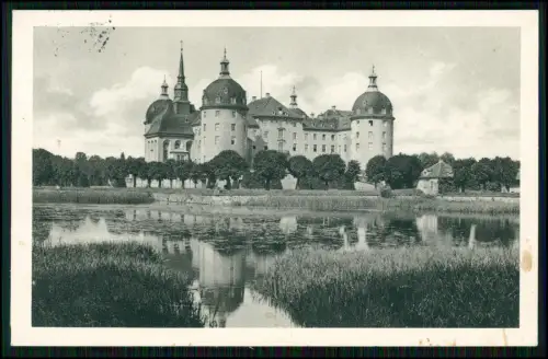 AK - Jagdschloss Moritzburg Sachsen - Wasserschloss nähe Dresden - 1939 gelaufen