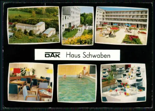 2x AK - DAK Heim Haus Schwaben - Stoffwechsel-Kurzentrum - in Bad Mergentheim