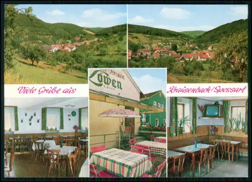AK - Gasthaus-Pension Zum Löwen - in Krausenbach Dammbach Spessart - Bes. Geyer