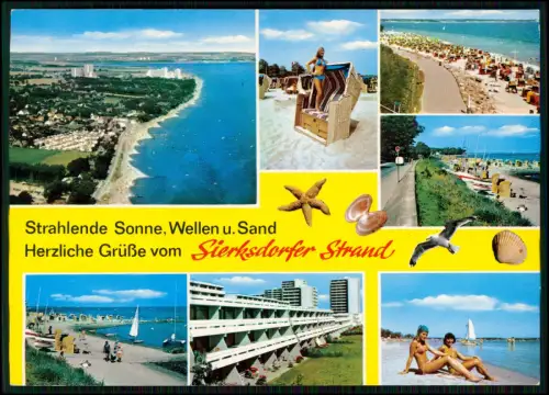 AK - Sierksdorfer Strand an der Lübecker Bucht - Motiv Damen Badeanzug u. andere