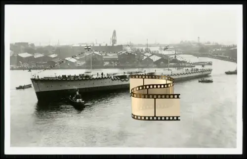 Foto AK - leichter Kreuzer Königsberg - Kriegsschiff Reichsmarine Kriegsmarine