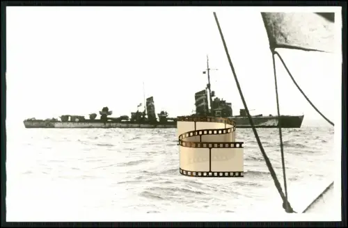 Foto AK - Greif Torpedoboot - Reichsmarine Kriegsmarine - Raubtier-Klasse - 1943