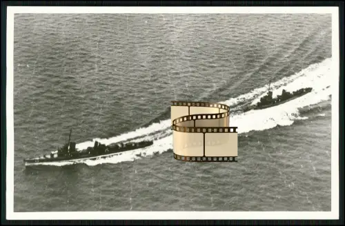 Foto AK - Möwe u. Kondor Torpedoboot - Reichsmarine Kriegsmarine Raubtier-Klasse