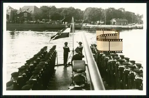 Foto AK - Leopard Torpedoboot - Indienststellung 1929 Wilhelmshaven Reichsmarine