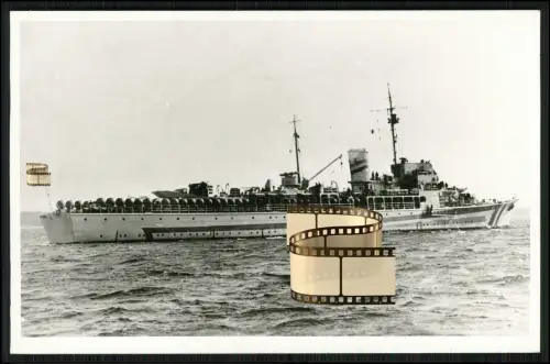 Foto AK - Minenleger - Brummer ex norweg Olav Tryggvason