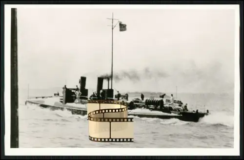 Foto AK - Kriegsschiff Eidechse ex ? - Kriegsmarine Reichsmarine