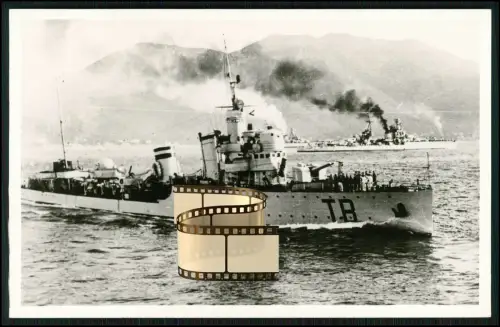 Foto AK - Torpedoboot Zerstörer - TA 14 -Boot italienische Turbine-Klasse