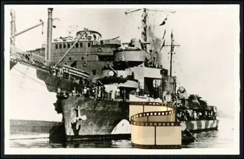 Foto AK - Torpedoboot Zerstörer - TA 43 ex jugosl. Beograd, ex ital. Sebenico