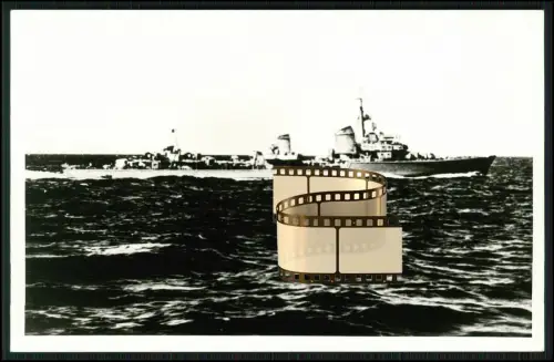 Foto AK - Z 32  - Zerstörer der deutschen Kriegsmarine - 1942 in Dienst gestellt