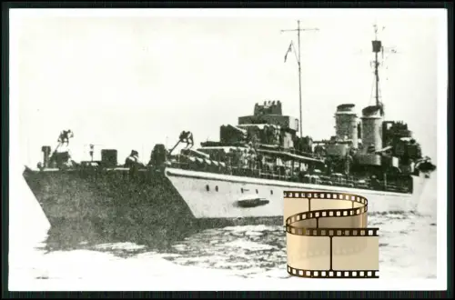 Foto AK - Z 36 - Zerstörer Kriegsmarine Indienststellung 1944 - Deschimag Bremen