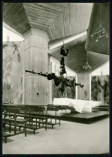 Echt Foto AK - Emmerich am Rhein - Innenraum der Heilig-Geist-Kirche