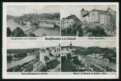 AK - Burg zu Burghausen an der Salzach - längste Burg der Welt - 1939 gelaufen