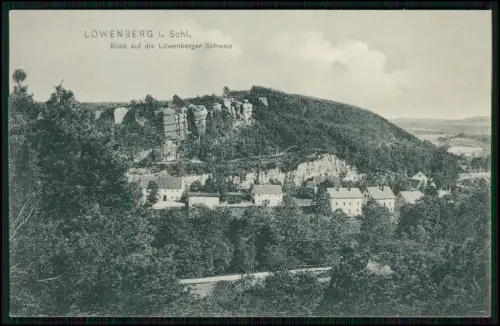 AK - Löwenberger Schweiz Lwówek Śląski Bobertal Niederschlesien Polen 1908 gel.