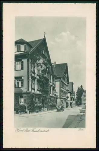 AK - Freudenstadt im Schwarzwald - Hotel Post - 1928 gelaufen - Lazi Verlag