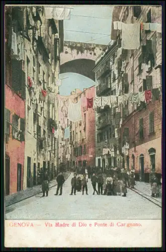 6x AK Genua Genova 1900-05 Hafenstadt historische Gebäuden maritime Atmosphäre