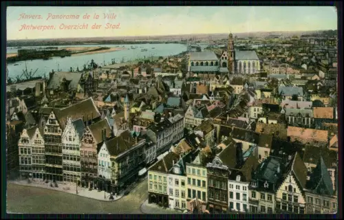 6x alte Ansichtskarten AK -  Antwerpen Anvers Flandern - Diverse Ansichten