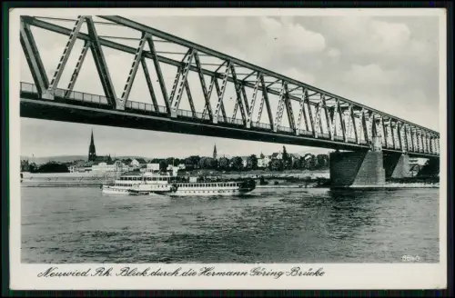 AK - Neuwied am Rhein - 1941 Feldpost gelaufen - an Wehrmacht RAD mit FPN-Nummer