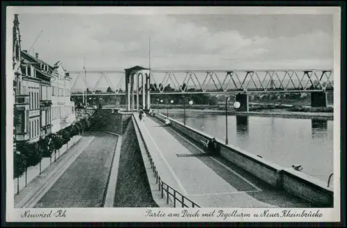 AK Neuwied am Rhein - 1941 Feldpost gelaufen - an Wehrmacht FPN-Nummer 31880 RAD