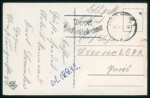 AK - Halver Frankfurter Str.  - 1942 Feldpost an Soldat - FPN L 50011 c  Paris