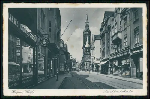 AK - Hagen Westfalen Frankfurter Str.  - 1942 Feldpost an - FPN L 50011 c  Paris