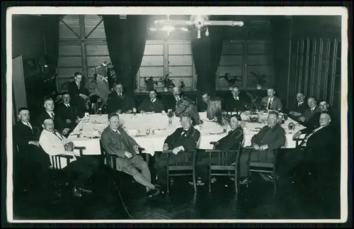 Foto AK - Datteln Waltrop Oer-Erkenschwick - Stammtisch Adel Militär Pferde 1933