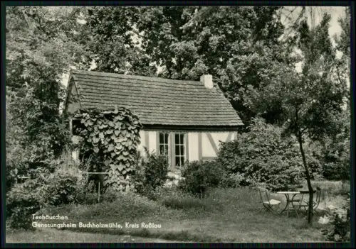 5x Echt Foto AK - Roßlau in Sachsen Anhalt - FDGB Genesungsheim Buchholzmühle