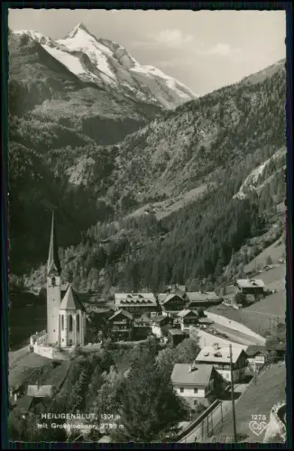 Echt Foto AK - Heiligenblut am Großglockner Kärnten - Blick auf Ort mit Kirche
