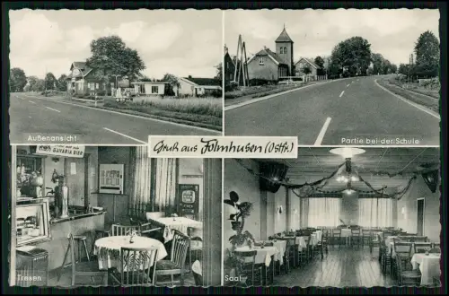 AK - Folmhusen Westoverledingen Leer in Ostfriesland - Gasthof BAVARIA BIER