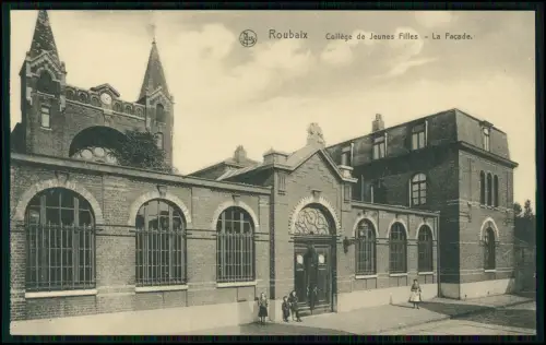 7x AK - 1. WK - Roubaix Nord - Hauts-de-France - nahe belgische Grenze - 1914-18