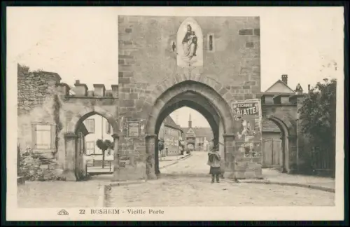 3x AK - Ansichtskarte - Rosheim - Bas-Rhin Elsass Grand Est - Frankreich - 1927