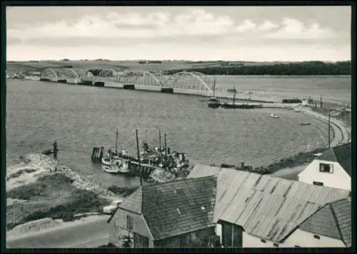 2x Foto AK - Mors Thy - Vildsundbroen Vildsundbrücke - Blick auf Øst Vildsund