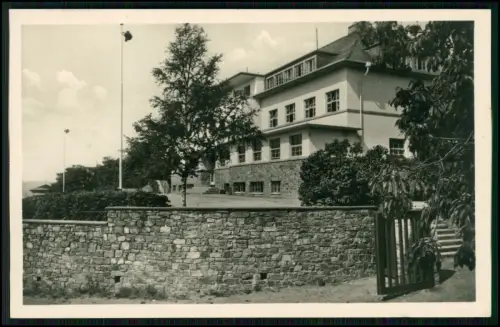 AK - Jugendherberge Rüdesheim auf dem Niederwald - mit Blick auf das Rheintal