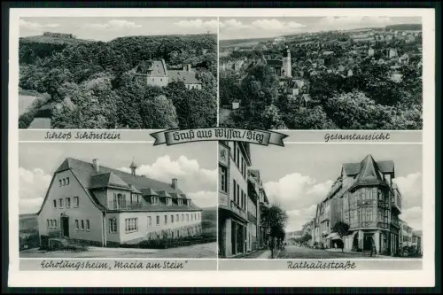 AK - Ansichtskarte Postkarte - Wissen an der Sieg - Collage mit 4 Motive